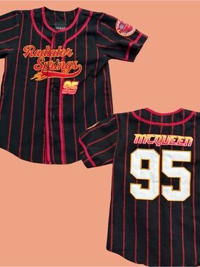 Disney Pixar Cars Radiator Springs 95 Baseball kids Jersey